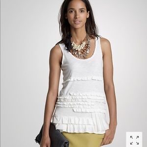 NWT j.crew silk brûlée tank Sz Small